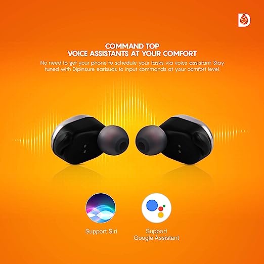 Dipinsure Heaven 200 Truly Wireless Bluetooth in Ear Headphone with Mic (Black) Dipinsure Heaven 200 Truly Wireless Bluetooth in Ear Headphone with Mic (Black)